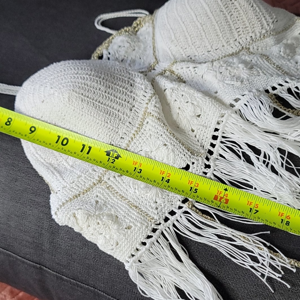 Top. /stretch fabric./Crochet//FOR CLOSET CLOSING ONLY - Picture 6 of 6